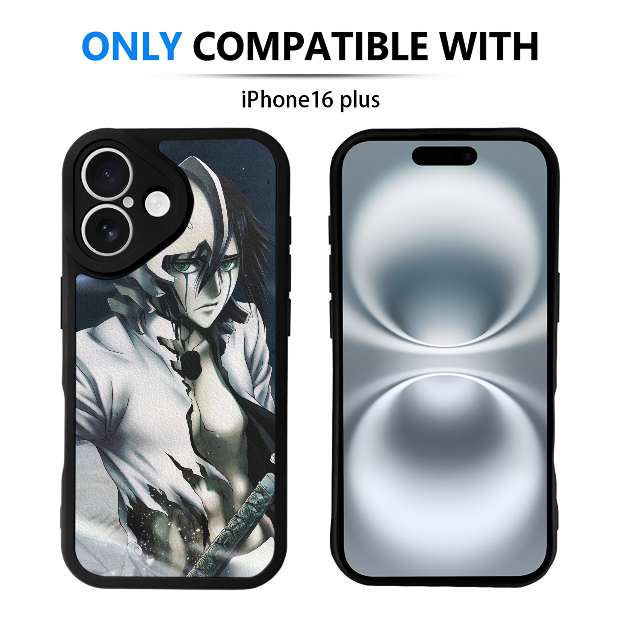 （画像用） ブリーチ BLEACH 【iPhone 16シリーズ対応】シリコンスマホケース（レザー調） 材質：シリコン